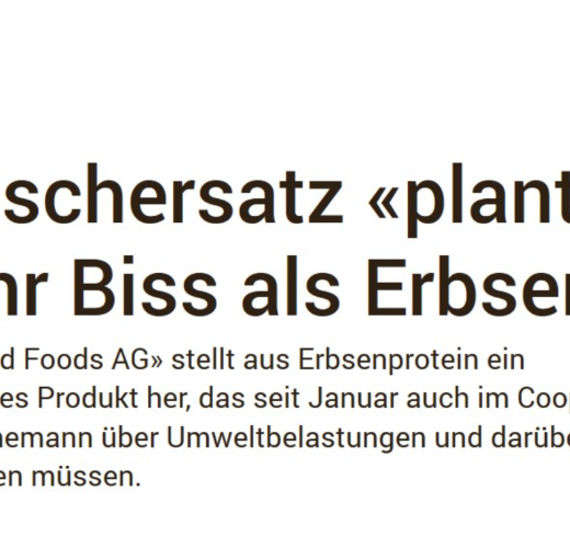 Le substitut de viande "planted" a plus de mordant que la bouillie de pois